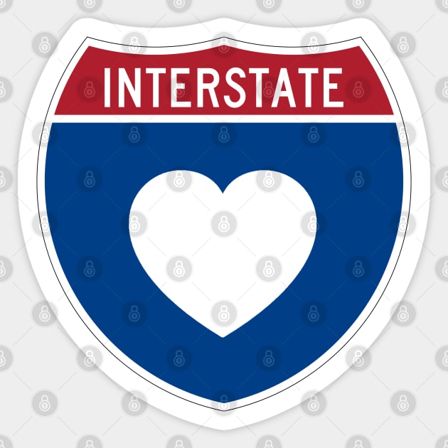 Interstate Love Sticker by somekindofguru